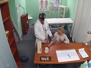 Young blonde Kristine's doctor does not follow treatment lex non scripta 'common law